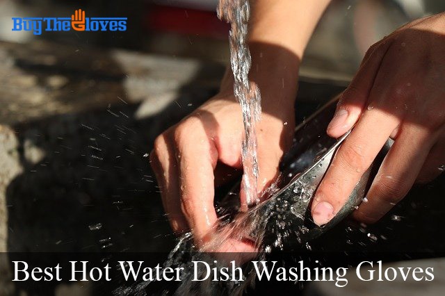 hot water dishwashing gloves