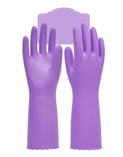latex free pvc dishwashing gloves