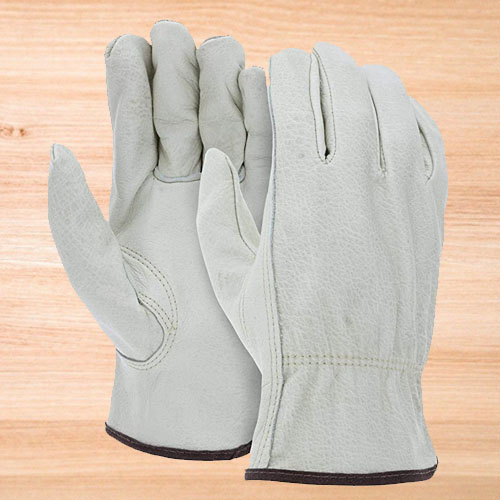 Cowhide Leather Driver Work Gloves